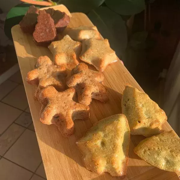 Petits gâteaux moelleux de Noël