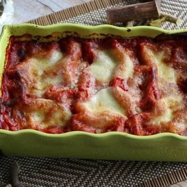 Lasagne butternut et tartare végétal 