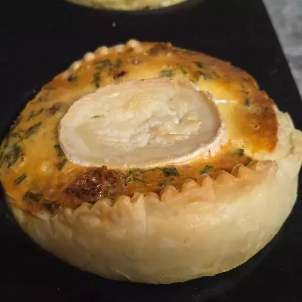 Tarte aux poireaux chévre 