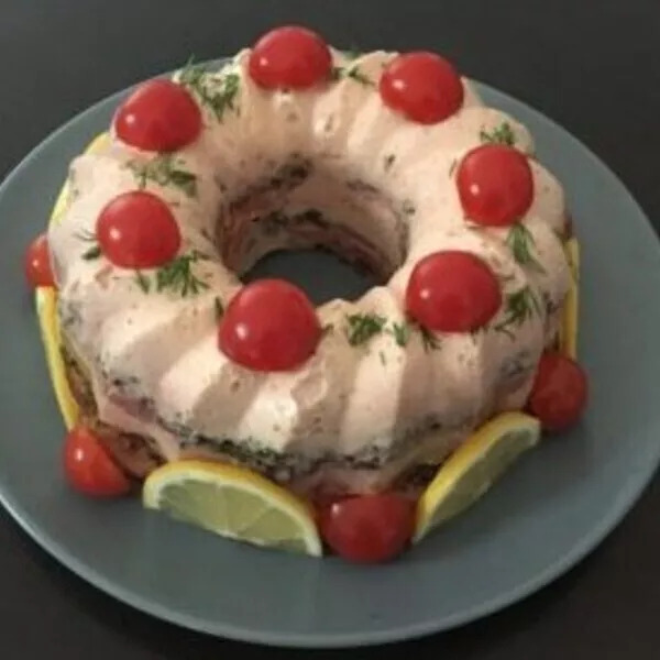 Terrine de saumon frais et fumé