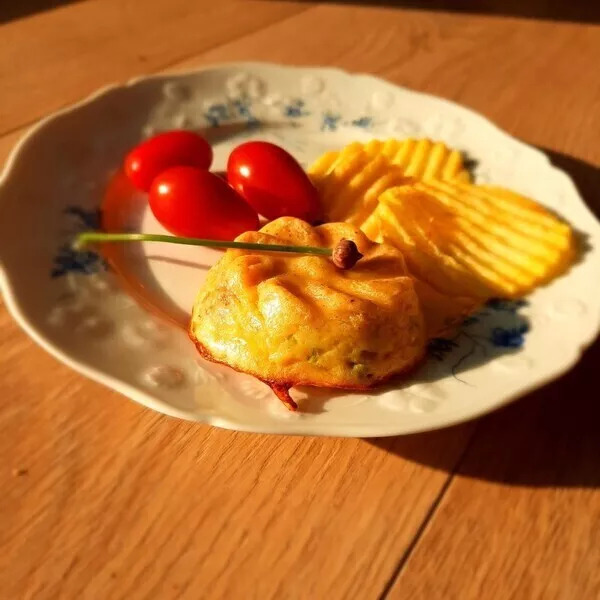 Quiches marguerites sans pâte