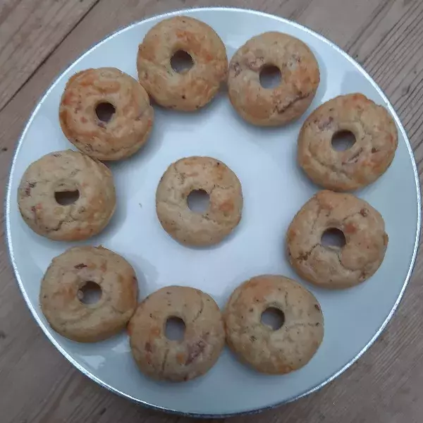 Donuts lardons et fromage