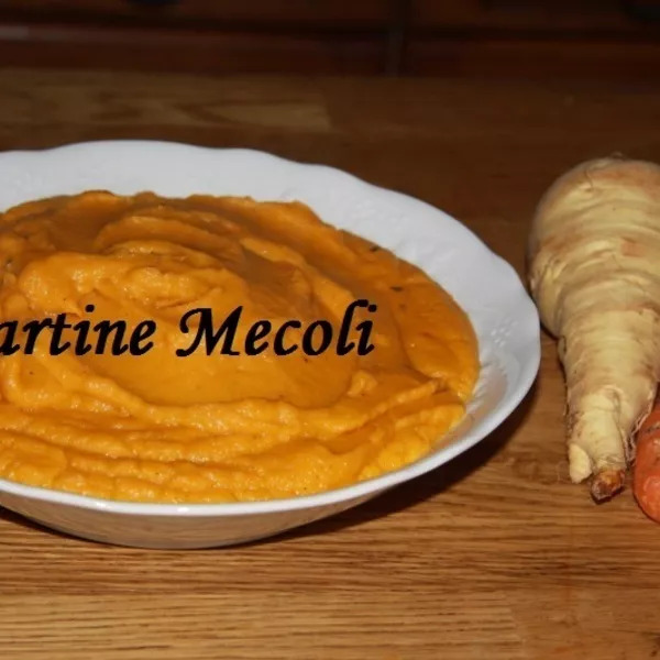 Purée de carottes et de panais à l'estragon