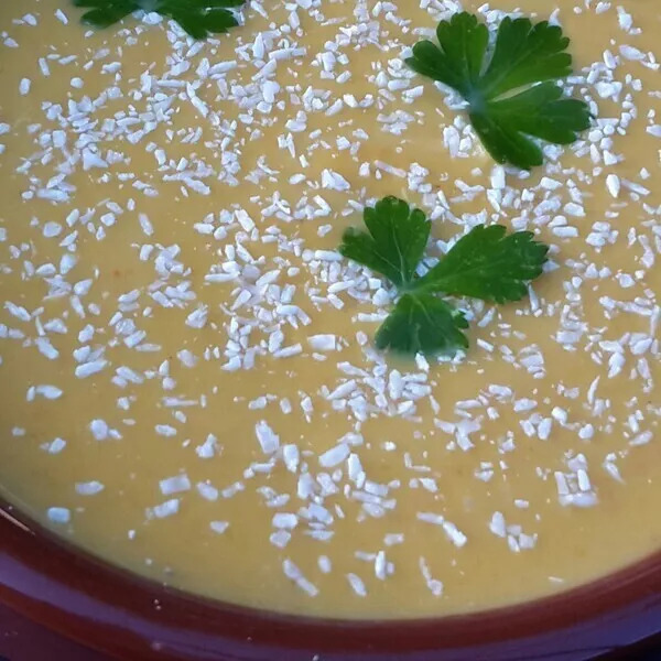 Velouté potimarron - coco ou crème 