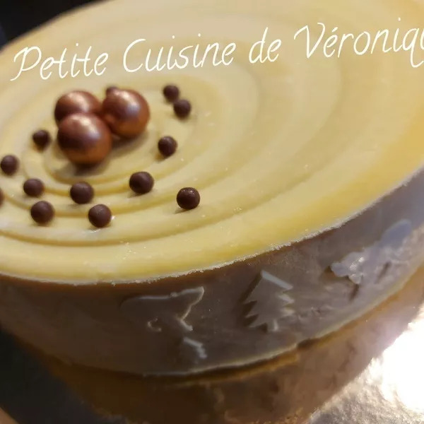 Entremet  passion crémeux chocolat 