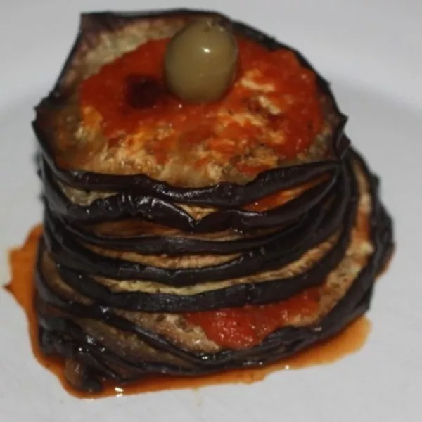 Mille-feuilles d'aubergines