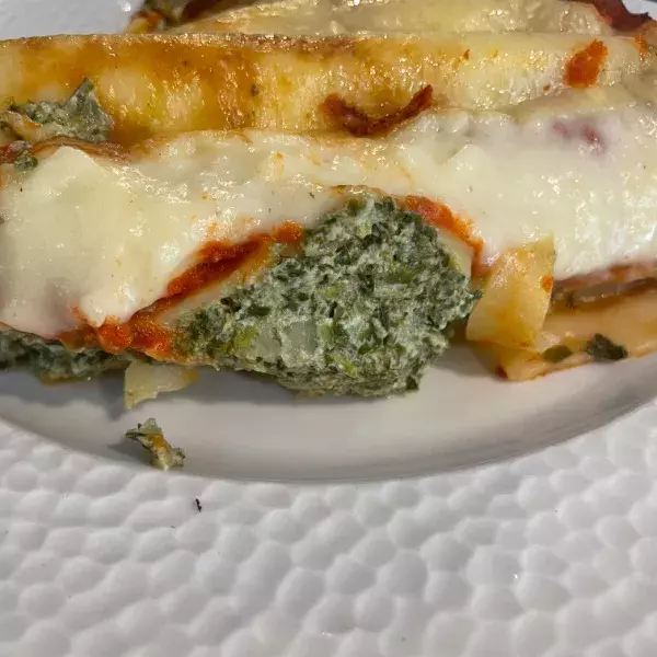 Cannelloni ricotta épinard