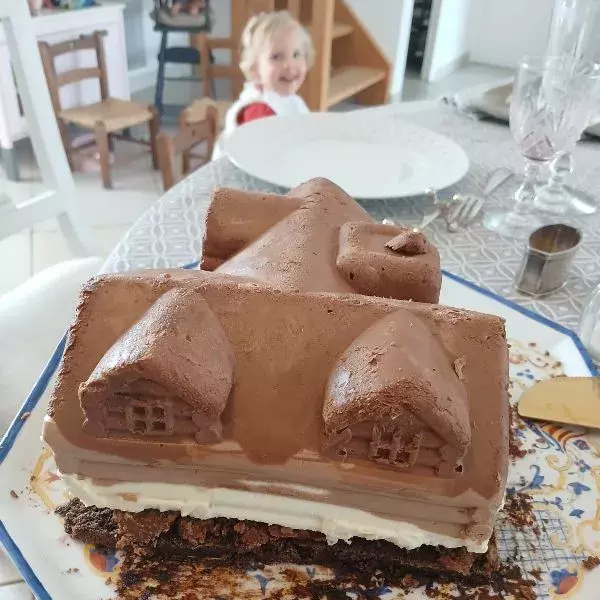 Chalet mousseux trois chocolats