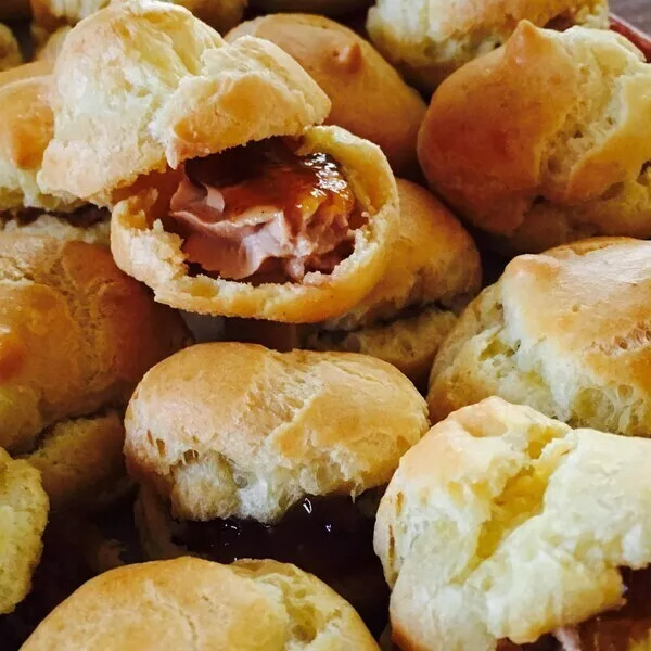 choux au foie gras et confit de figues