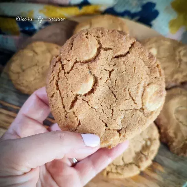 Cookies aux spéculoos et chocolat blanc