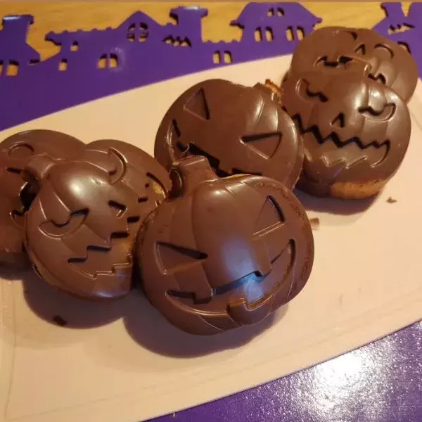 Citrouilles coque chocolat