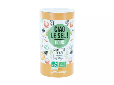 Ciao le sel ! Doux - Substitut de sel, mélange de légumes et d'aromates bio, 70g