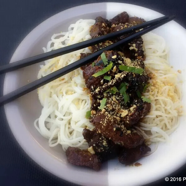 Boeuf mariné, saveur asiatique