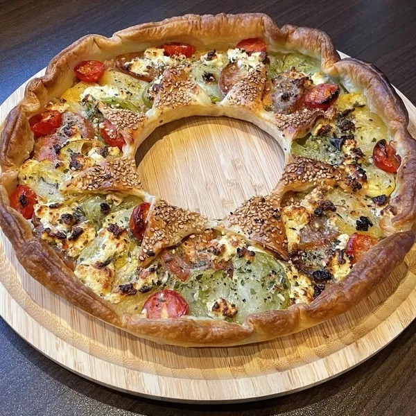 Tarte couronne estivale