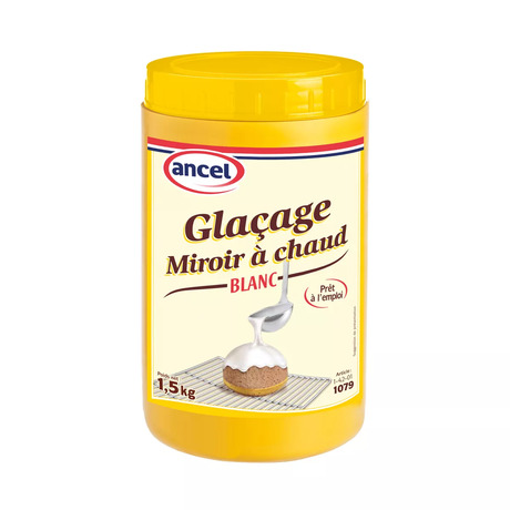 Glaçage miroir à chaud blanc 1,5 kg