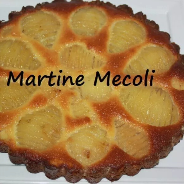 Tarte noisettine aux poires