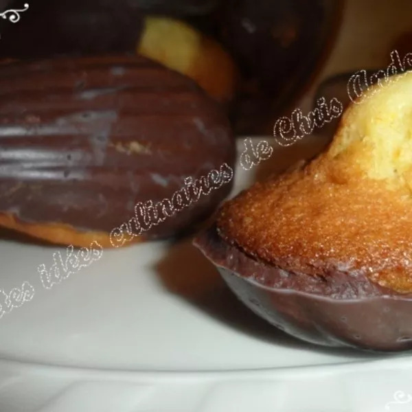 Madeleines orange / chocolat 