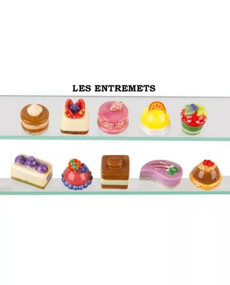 Lot de 5 fèves thème Entremets