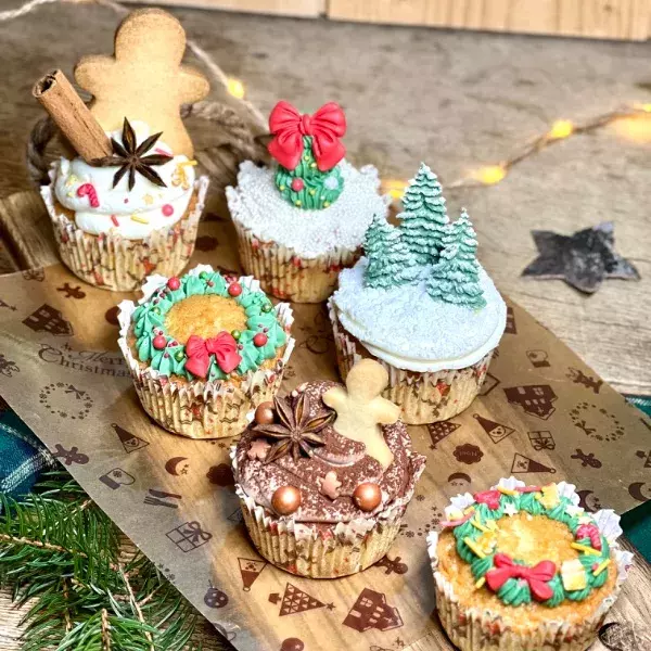 Xmas cupcakes