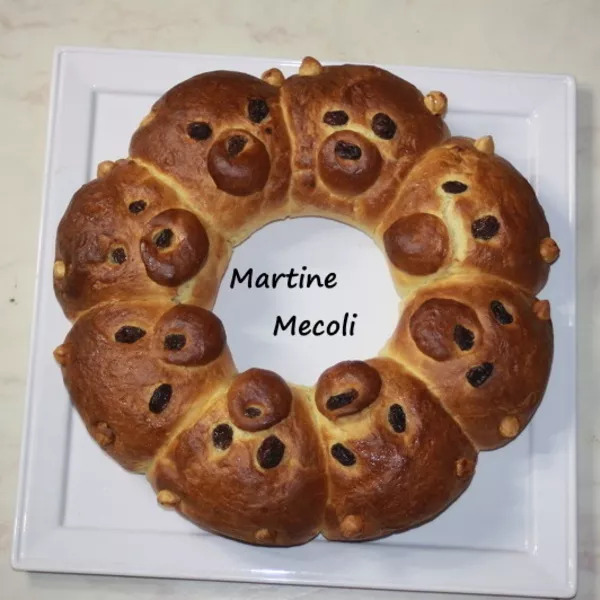 Couronne briochée de petits ours