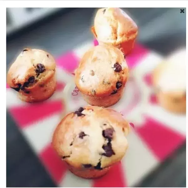 Muffin au beurre de cacahuète et pépite de chocolat