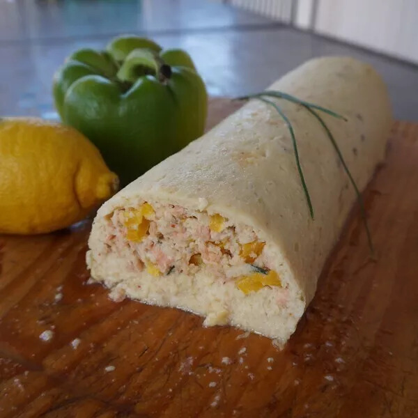 Terrine de poissons et poivron