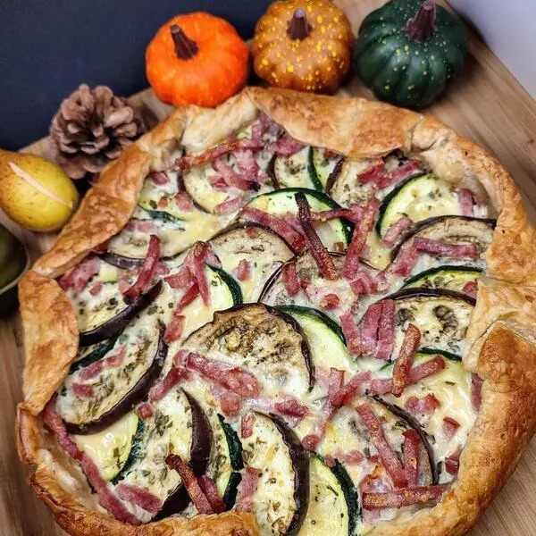 Tarte légère aux légumes 