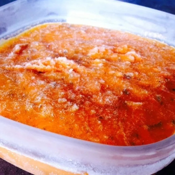 Sauce pour pizza de Didou (4 pizze moyennes)