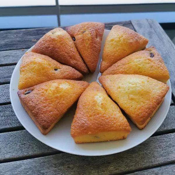 Cake noix de coco et pépites de chocolat  