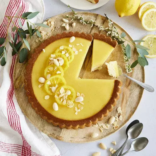 Tarte renversée amande-citron