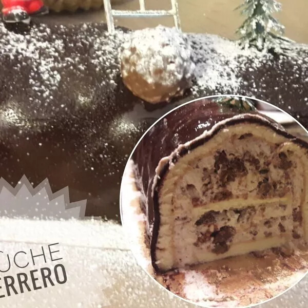 Bûche ferrero 