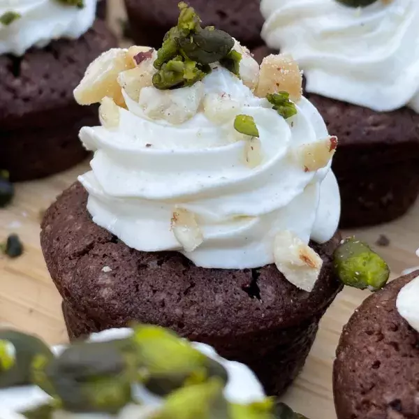 Cup cake au chocolat et crème mascarpone