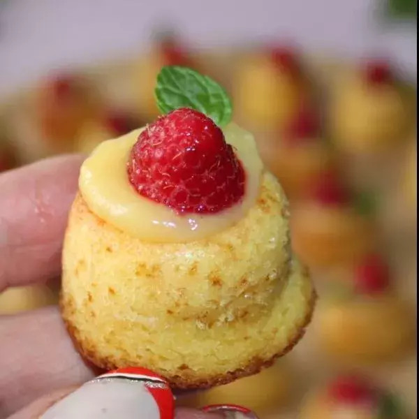 Petits moelleux au lemon curd