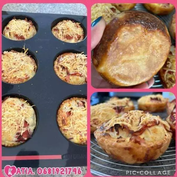 Tartelettes choux fleur et jambon