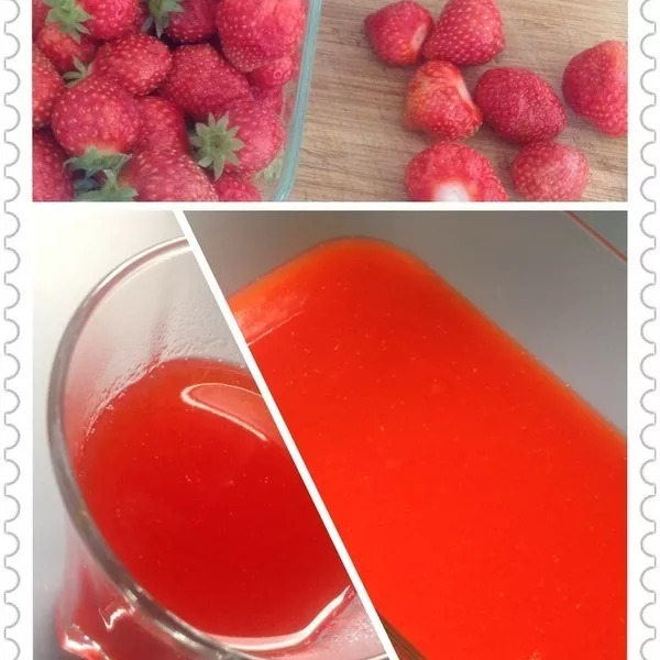 Concentration de jus de Fraises de P. CONTICINI version sauce (Dude)