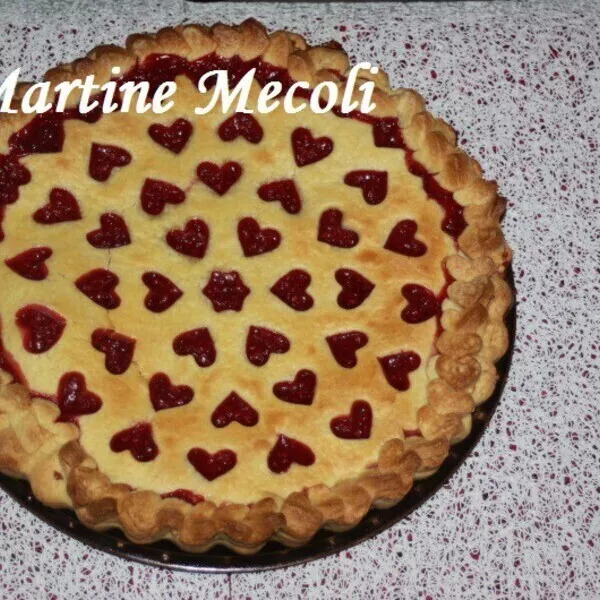 Tarte coeurs à la framboise