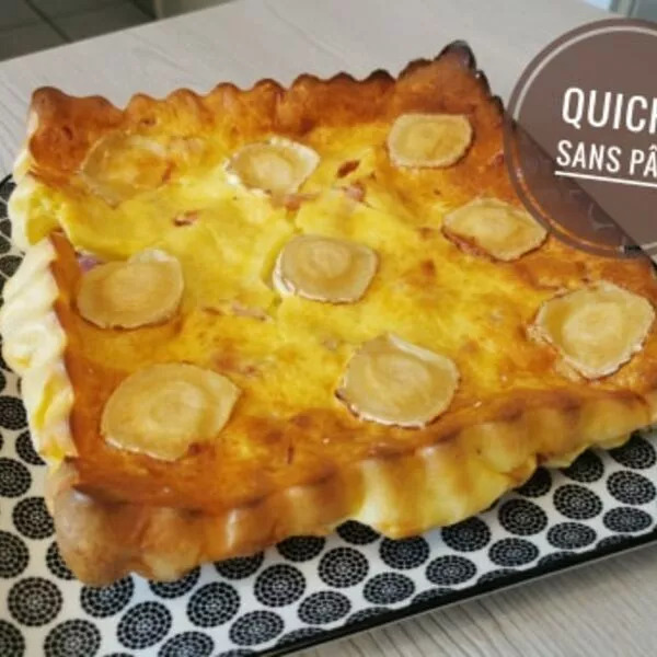 Quiche chèvre sans pâte 