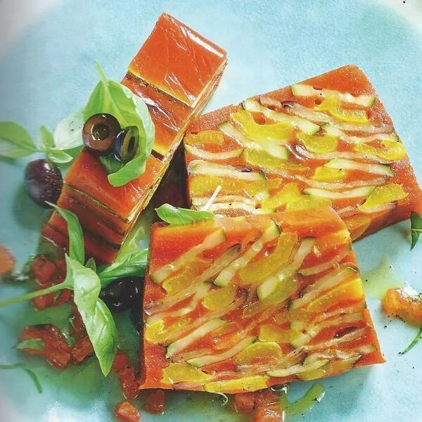 Terrine de tomates colorées