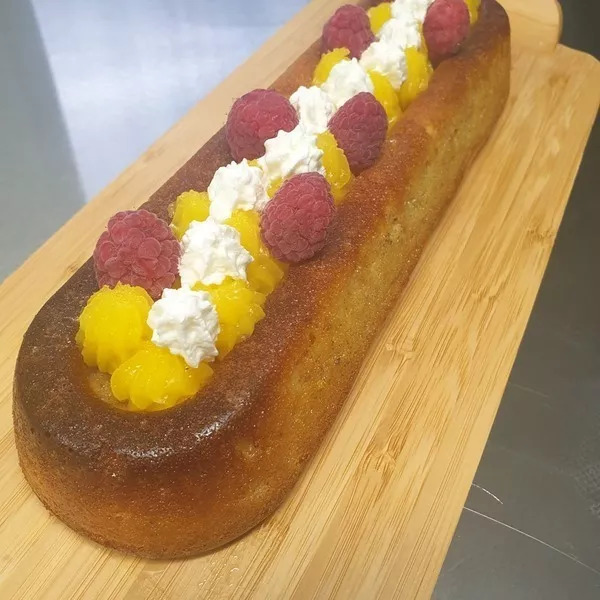 Bûche savarin à la crème de citron