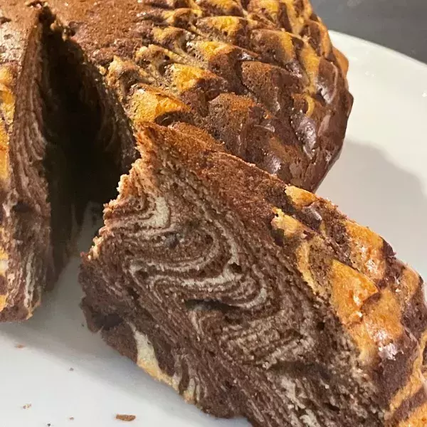 Le gâteau zébré