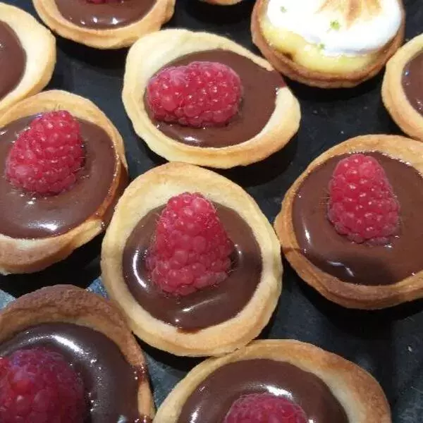 tartelettes chocolat framboise 