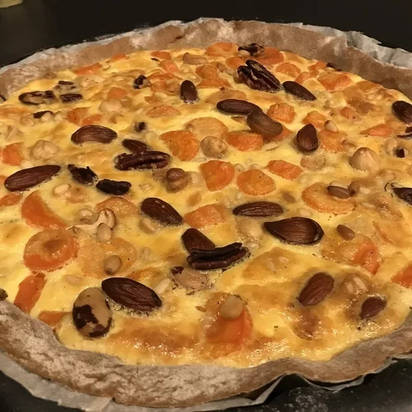 Tarte à la carotte et gingembre 