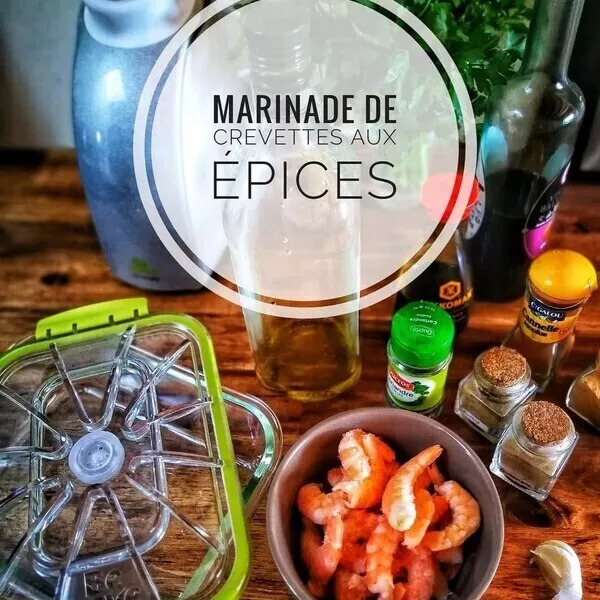 Marinade de crevettes aux épices