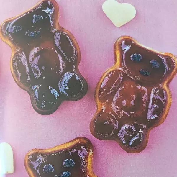 Gâteaux de semoule au caramel de FLO