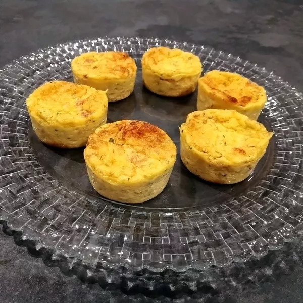 Mini soufflé jambon fromage 