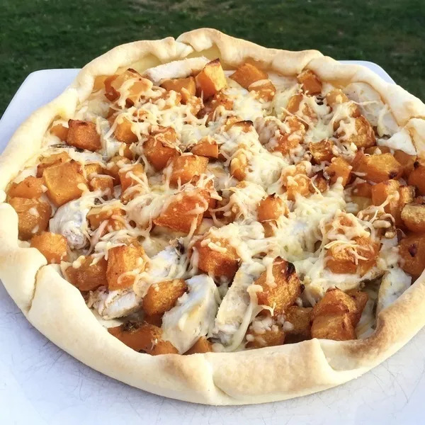 Tarte butternut poulet