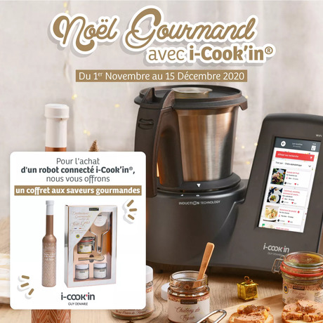 Robot de cuisine connecté i-Cook'in