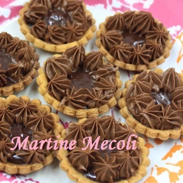 Mini tartelettes chocolat café