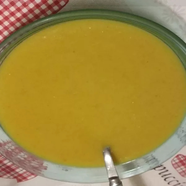 Velouté de carottes et poivrons