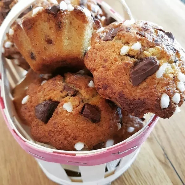 Muffins pépites de chocolat